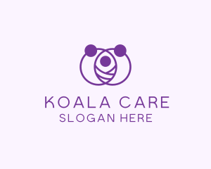 Purple Family Care logo design