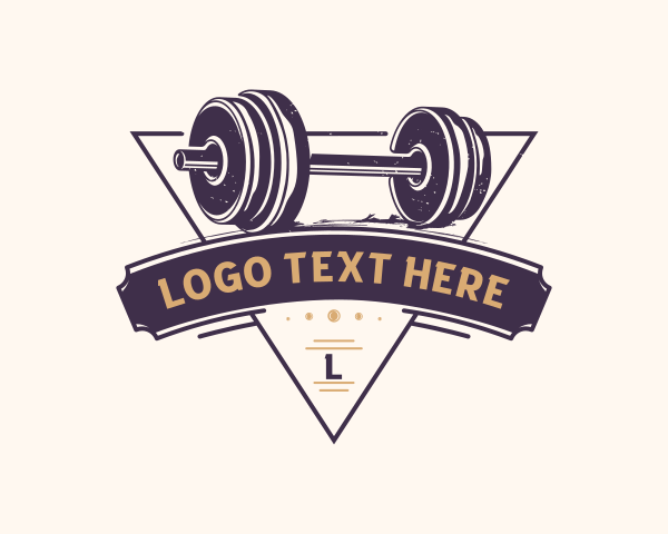 Bodybuilding logo example 2