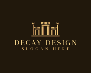 Persepolis Column Pillar logo design