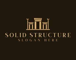 Persepolis Column Pillar logo design