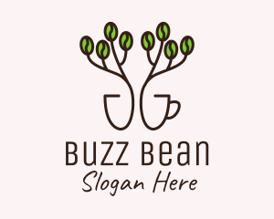 Coffee Bean Mug logo design