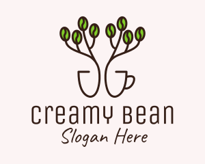 Coffee Bean Mug logo design