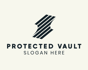 Generic Stripes Shield logo design