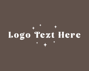 Stylish Cosmic Sparkle logo