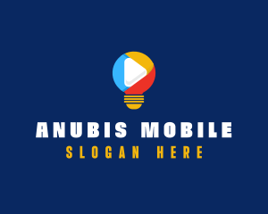 Light Bulb Streaming Application logo design