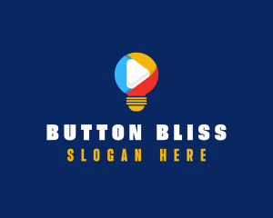 Light Bulb Streaming Application logo design