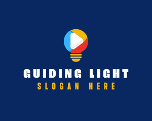 Light Bulb Streaming Application logo design