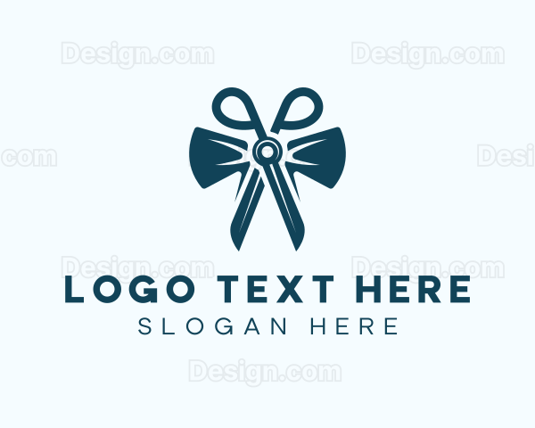 Scissor Bow Tie Tailor Logo