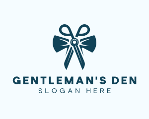 Scissor Bow Tie Tailor logo design