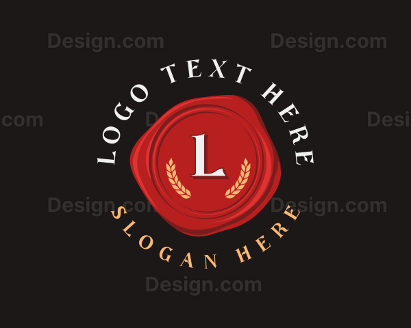 Wax Seal Stationery Logo