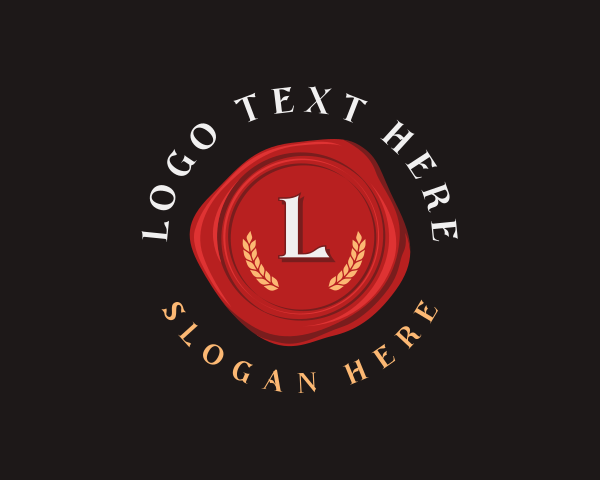 Wax Seal logo example 4