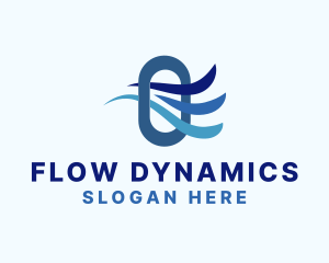 Air Flow Cooling logo design