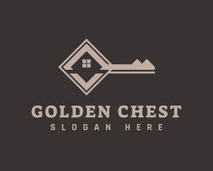 Golden Key Residence logo design