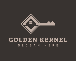 Golden Key Residence logo design