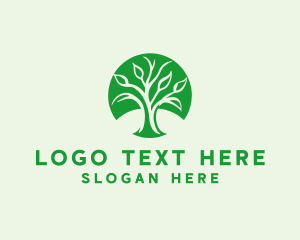 Tree Botanical Forest logo