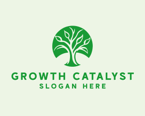 Tree Botanical Forest logo design