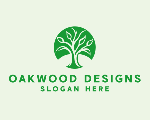 Tree Botanical Forest logo design