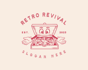 Retro Pizza Diner logo design