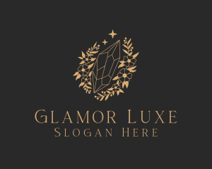 Luxe Crystal Boutique logo design