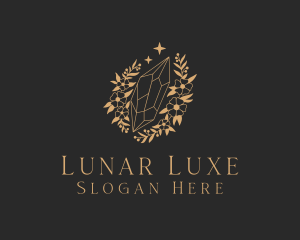 Luxe Crystal Boutique logo design