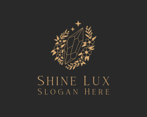 Luxe Crystal Boutique logo design