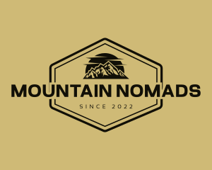 Mountain Range Adventure logo design