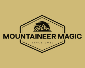 Mountain Range Adventure logo design