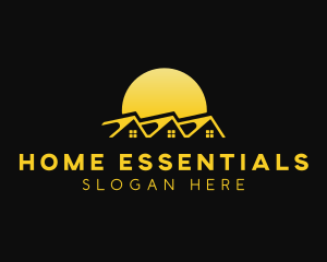 Property Home Roof  logo design