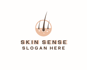 Hair Skin Dermatologist logo design