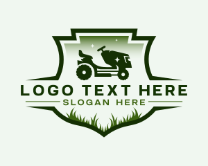 Lawn Mower Grass Cutting logo