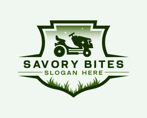 Lawn Mower Grass Cutting logo