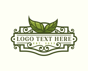 Natural Eco Leaf logo