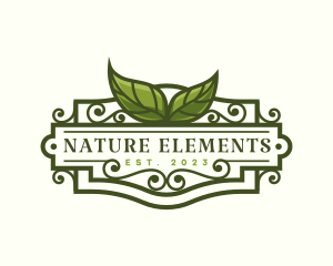 Natural Eco Leaf logo design