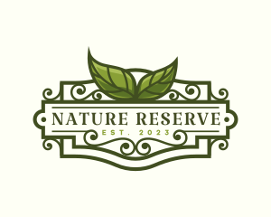 Natural Eco Leaf logo design