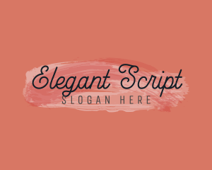 Feminine Watercolor Business logo design