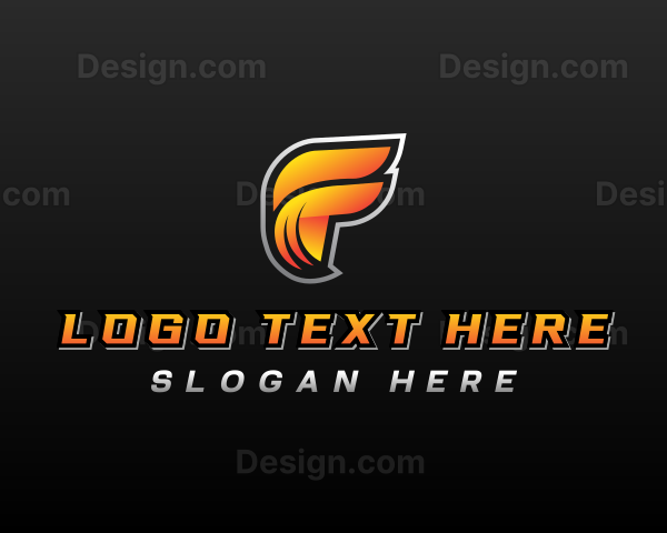 Esports Gaming App Letter F Logo