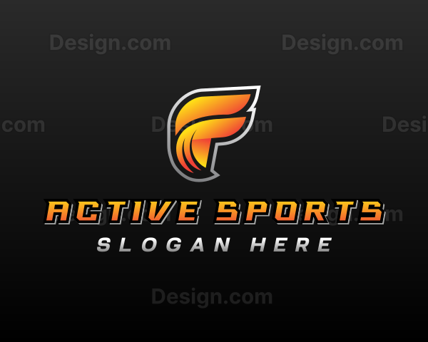Esports Gaming App Letter F Logo