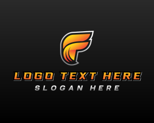 Social Media - Esports Gaming App Letter F logo design