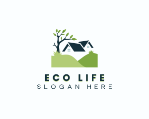 Home Lawn Landscaping logo design