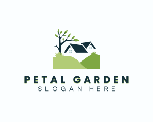 Home Lawn Landscaping logo design