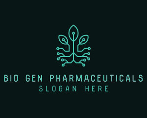 Biotech Plant Science  logo design