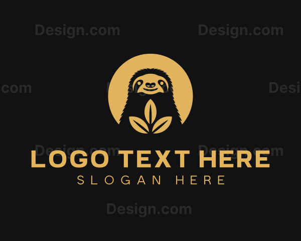 Sloth Wildlife Safari Logo