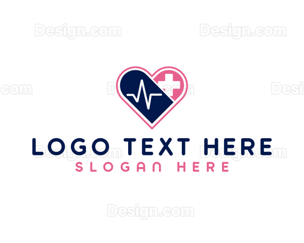 Medical Heart Beat Logo