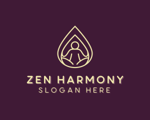 Yoga Zen Relaxation logo design