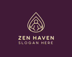 Yoga Zen Relaxation logo design