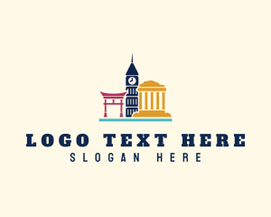 Travel Tourist Landmarks Logo