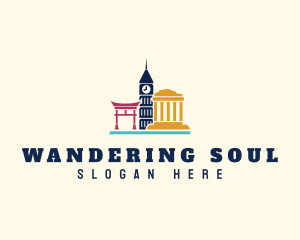 Travel Tourist Landmarks logo design