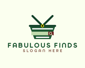 Online Shopping Search logo design