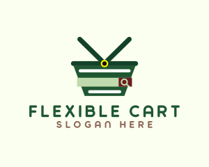 Online Shopping Search logo design