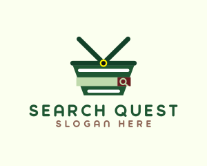 Online Shopping Search logo design